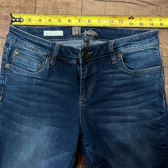 Kut from the Kloth Dark Blue Carlo Ankle Skinny Jeans Size 6 - Picture 7 of 11